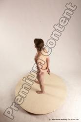 Nude Man White Standing poses - ALL Slim Short Brown Standing poses - simple Multi angles poses Realistic