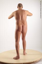 Nude Man White Standing poses - ALL Average Short Brown Standing poses - simple Realistic