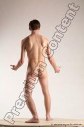 Nude Man White Standing poses - ALL Slim Short Brown Standing poses - simple Multi angles poses Realistic