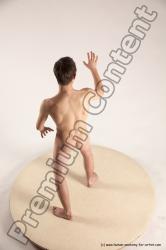 Nude Man White Standing poses - ALL Slim Short Brown Standing poses - simple Multi angles poses Realistic