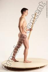 Nude Man White Standing poses - ALL Average Short Blond Standing poses - simple Multi angles poses Realistic