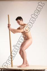 Nude Man White Standing poses - ALL Average Short Blond Standing poses - simple Multi angles poses Realistic