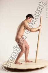 Nude Man White Standing poses - ALL Average Short Blond Standing poses - simple Multi angles poses Realistic