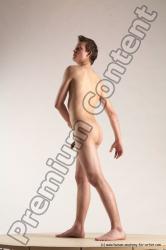 Nude Man White Standing poses - ALL Slim Short Brown Standing poses - simple Multi angles poses Realistic