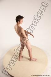 Nude Man White Standing poses - ALL Slim Short Brown Standing poses - simple Multi angles poses Realistic