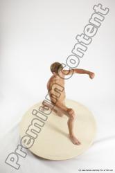 Nude Man White Kneeling poses - ALL Athletic Short Brown Kneeling poses - on one knee Multi angles poses Realistic