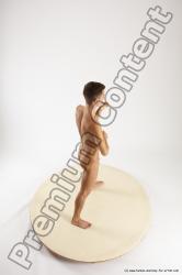 Nude Man White Standing poses - ALL Athletic Short Brown Standing poses - simple Multi angles poses Realistic