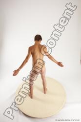 Nude Man White Standing poses - ALL Slim Short Brown Standing poses - simple Multi angles poses Realistic