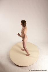 Nude Man White Standing poses - ALL Slim Short Brown Standing poses - simple Multi angles poses Realistic