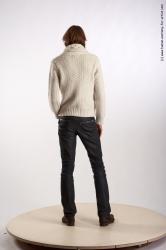 Casual Man White Standing poses - ALL Underweight Medium Brown Standing poses - simple Academic