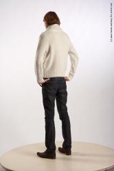 Casual Man White Standing poses - ALL Underweight Medium Brown Standing poses - simple Academic