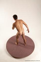 Nude Man White Standing poses - ALL Slim Short Brown Standing poses - simple Multi angles poses Realistic