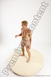 Nude Man White Standing poses - ALL Athletic Short Brown Standing poses - simple Multi angles poses Realistic