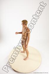 Nude Man White Standing poses - ALL Athletic Short Brown Standing poses - simple Multi angles poses Realistic