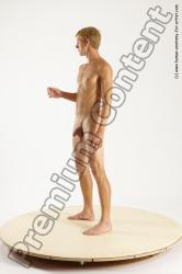 Nude Man White Standing poses - ALL Athletic Short Brown Standing poses - simple Multi angles poses Realistic