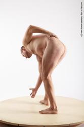 Nude Man White Standing poses - ALL Chubby Short Grey Standing poses - bend over Realistic