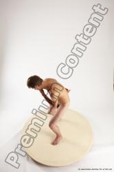 Nude Man White Standing poses - ALL Slim Short Brown Standing poses - simple Multi angles poses Realistic