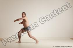 Underwear Martial art Man White Standing poses - ALL Athletic Short Brown Standing poses - simple Dynamic poses Academic