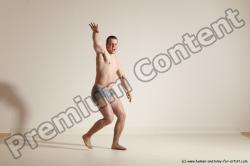 Underwear Martial art Man White Standing poses - ALL Athletic Short Brown Standing poses - simple Dynamic poses Academic