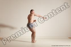 Underwear Martial art Man White Standing poses - ALL Athletic Short Brown Standing poses - simple Dynamic poses Academic