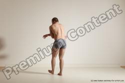 Underwear Martial art Man White Standing poses - ALL Athletic Short Brown Standing poses - simple Dynamic poses Academic