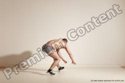 Underwear Martial art Man White Standing poses - ALL Athletic Short Brown Standing poses - simple Dynamic poses Academic