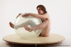 Svetozar - poses with gym ball