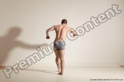 Underwear Martial art Man White Standing poses - ALL Athletic Short Brown Standing poses - simple Dynamic poses Academic