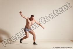 Underwear Martial art Man White Standing poses - ALL Athletic Short Brown Standing poses - simple Dynamic poses Academic