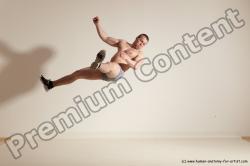 Underwear Martial art Man White Standing poses - ALL Athletic Short Brown Standing poses - simple Dynamic poses Academic