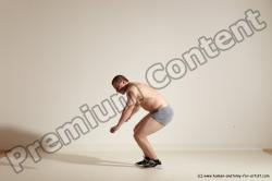 Underwear Martial art Man White Standing poses - ALL Athletic Short Brown Standing poses - simple Dynamic poses Academic