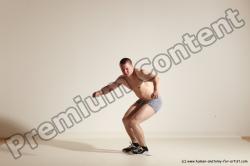 Underwear Martial art Man White Standing poses - ALL Athletic Short Brown Standing poses - simple Dynamic poses Academic