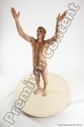 Nude Man White Standing poses - ALL Athletic Short Brown Standing poses - simple Multi angles poses Realistic