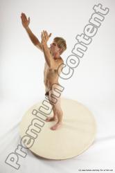 Nude Man White Standing poses - ALL Athletic Short Brown Standing poses - simple Multi angles poses Realistic