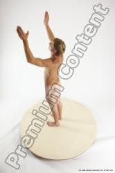 Nude Man White Standing poses - ALL Athletic Short Brown Standing poses - simple Multi angles poses Realistic