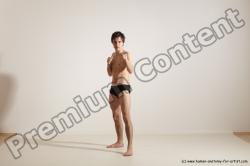 Krystof Karate poses