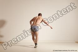 Underwear Martial art Man White Standing poses - ALL Athletic Short Brown Standing poses - simple Dynamic poses Academic