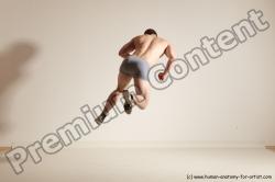 Underwear Martial art Man White Standing poses - ALL Athletic Short Brown Standing poses - simple Dynamic poses Academic