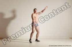 Underwear Martial art Man White Standing poses - ALL Athletic Short Brown Standing poses - simple Dynamic poses Academic