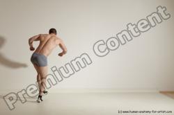 Underwear Martial art Man White Standing poses - ALL Athletic Short Brown Standing poses - simple Dynamic poses Academic