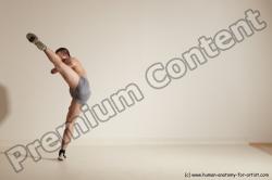 Underwear Martial art Man White Standing poses - ALL Athletic Short Brown Standing poses - simple Dynamic poses Academic