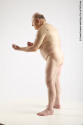 and more Nude Man White Standing poses - ALL Chubby Bald Grey Standing poses - simple Realistic