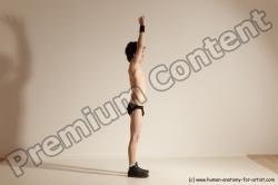 Underwear Gymnastic poses Man White Athletic Short Black Dancing Dynamic poses Academic