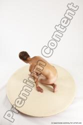 Nude Man White Sitting poses - simple Slim Short Brown Sitting poses - ALL Multi angles poses Realistic