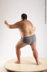 Underwear Man White Standing poses - ALL Overweight Short Standing poses - bend over Black Academic