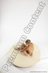 Nude Man White Sitting poses - simple Athletic Short Brown Sitting poses - ALL Multi angles poses Realistic