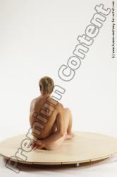 Nude Man White Sitting poses - simple Athletic Short Brown Sitting poses - ALL Multi angles poses Realistic