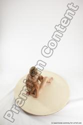 Nude Man White Sitting poses - simple Athletic Short Brown Sitting poses - ALL Multi angles poses Realistic