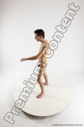 Nude Man White Standing poses - ALL Athletic Short Brown Standing poses - simple Multi angles poses Realistic