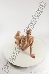 Nude Man White Sitting poses - simple Slim Bald Sitting poses - ALL Multi angles poses Realistic